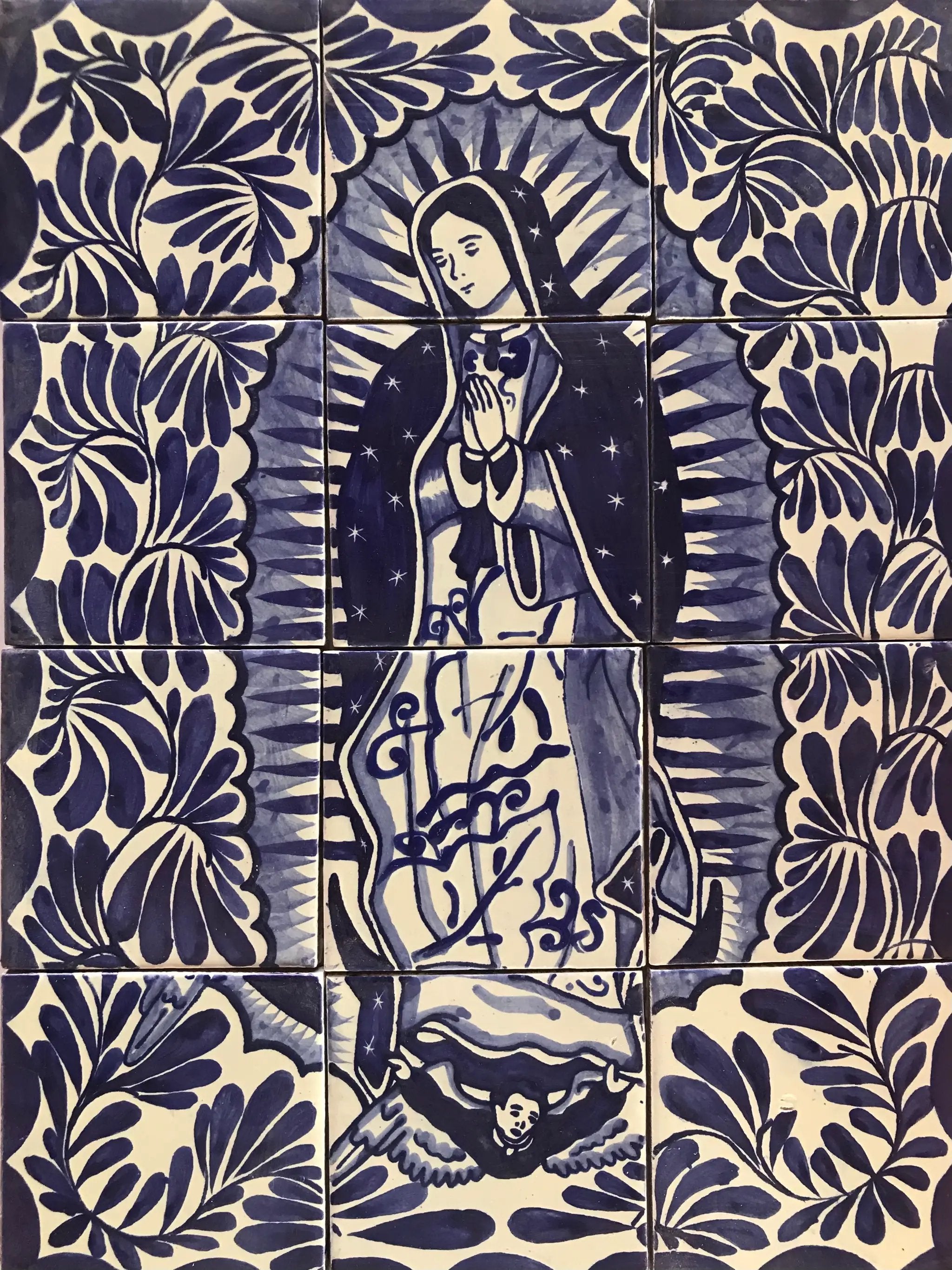 Virgin Mary Mural IV by Place Of Clay