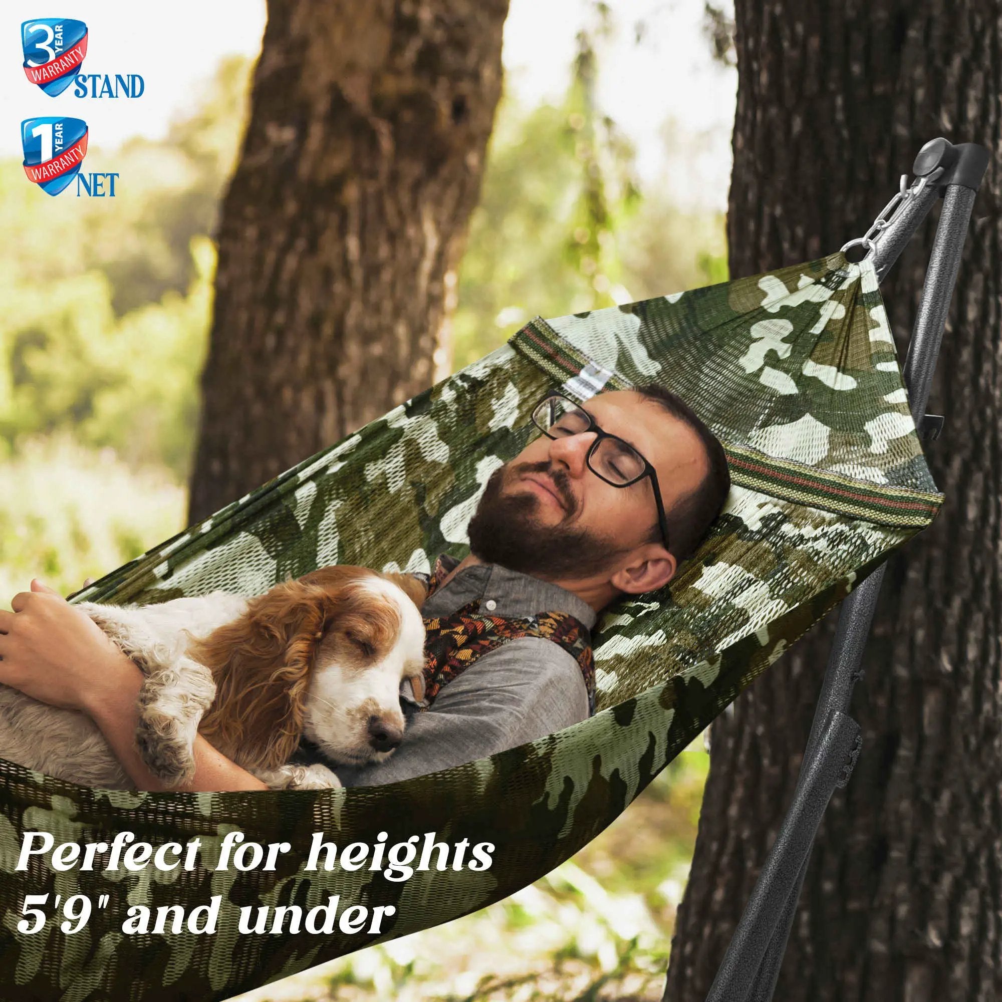 Tranquillo Uniki Collapsible Hammock Stand for Ultimate Relaxation by Megsu