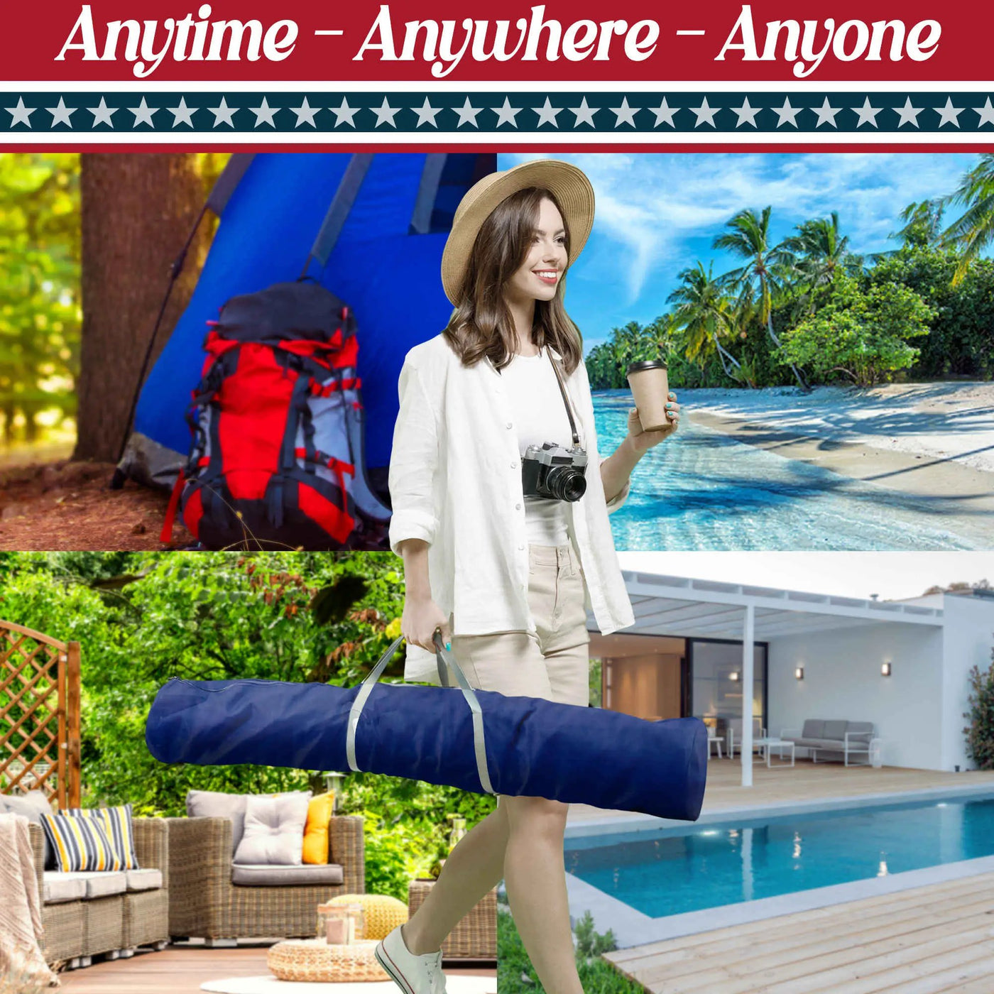 Uniki Canvas Hammock with Stand by Megsu
