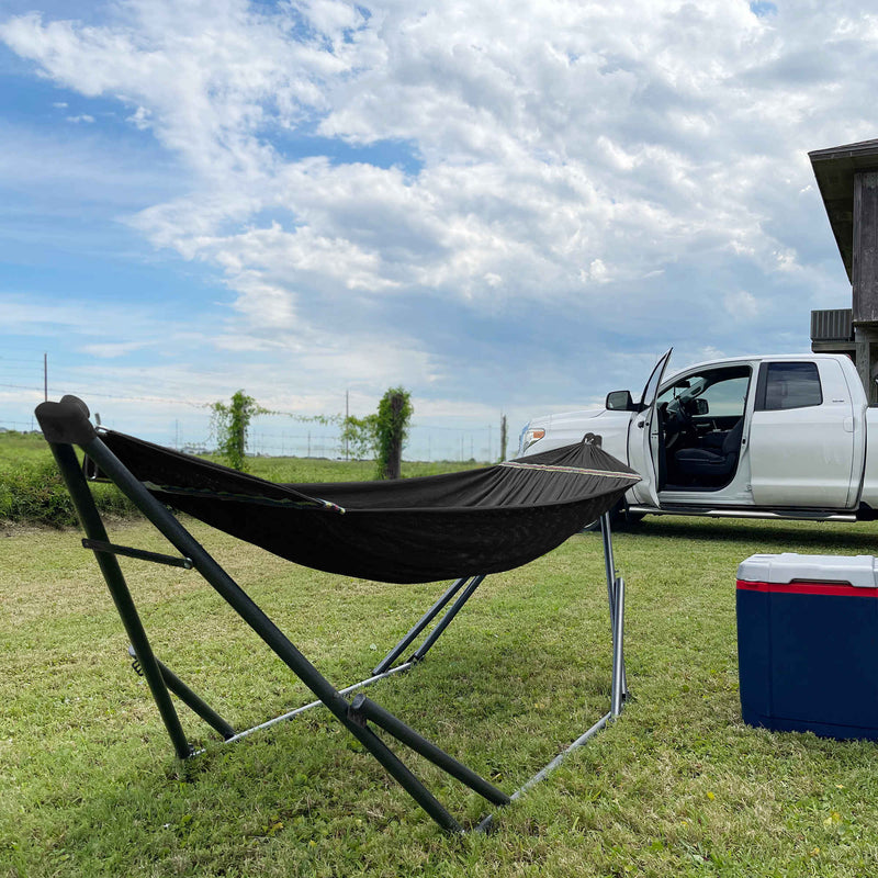 Tranquillo Uniki Collapsible Hammock Stand for Ultimate Relaxation by Megsu