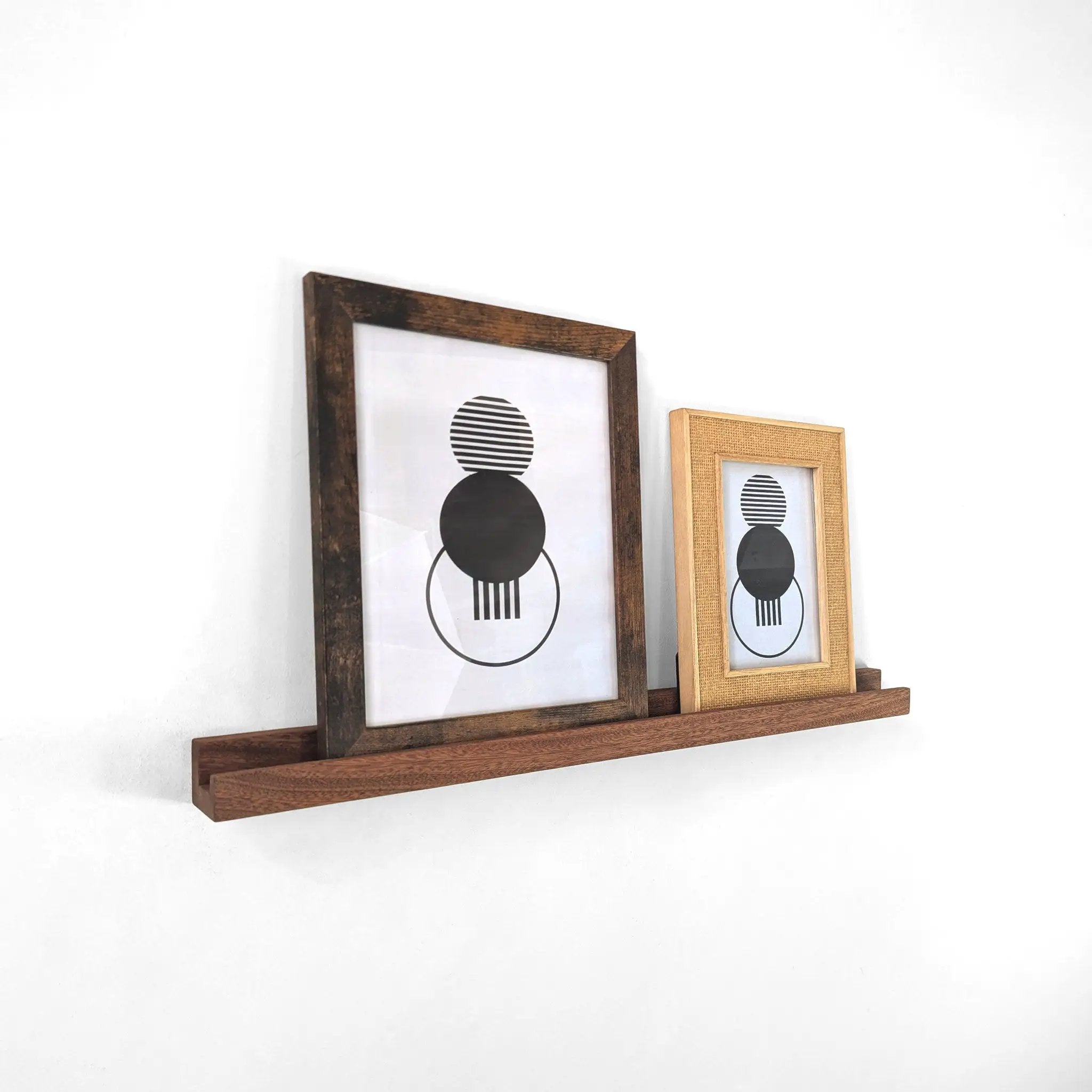 Picture Ledge Display Shelf by NookWoodworking