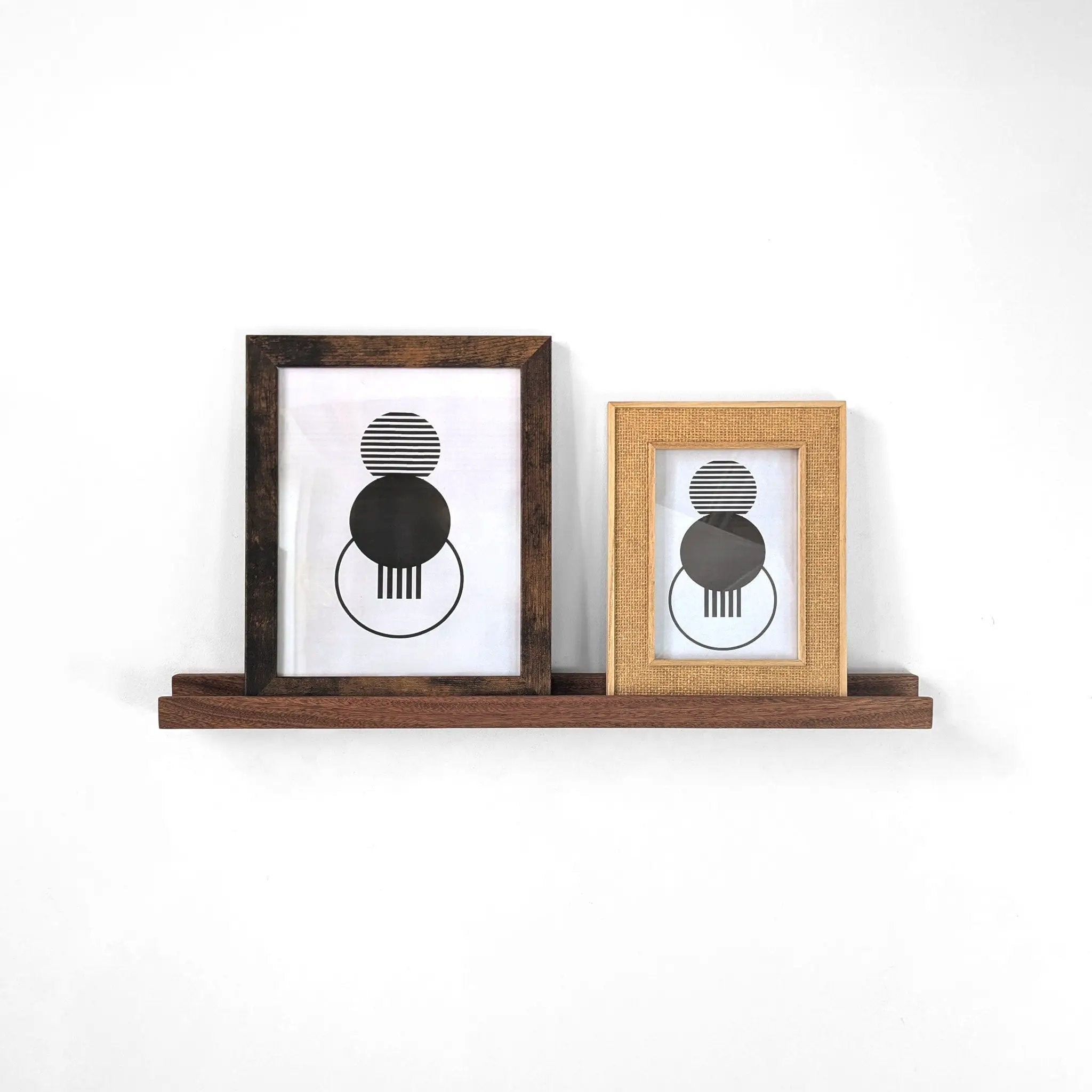 Picture Ledge Display Shelf by NookWoodworking