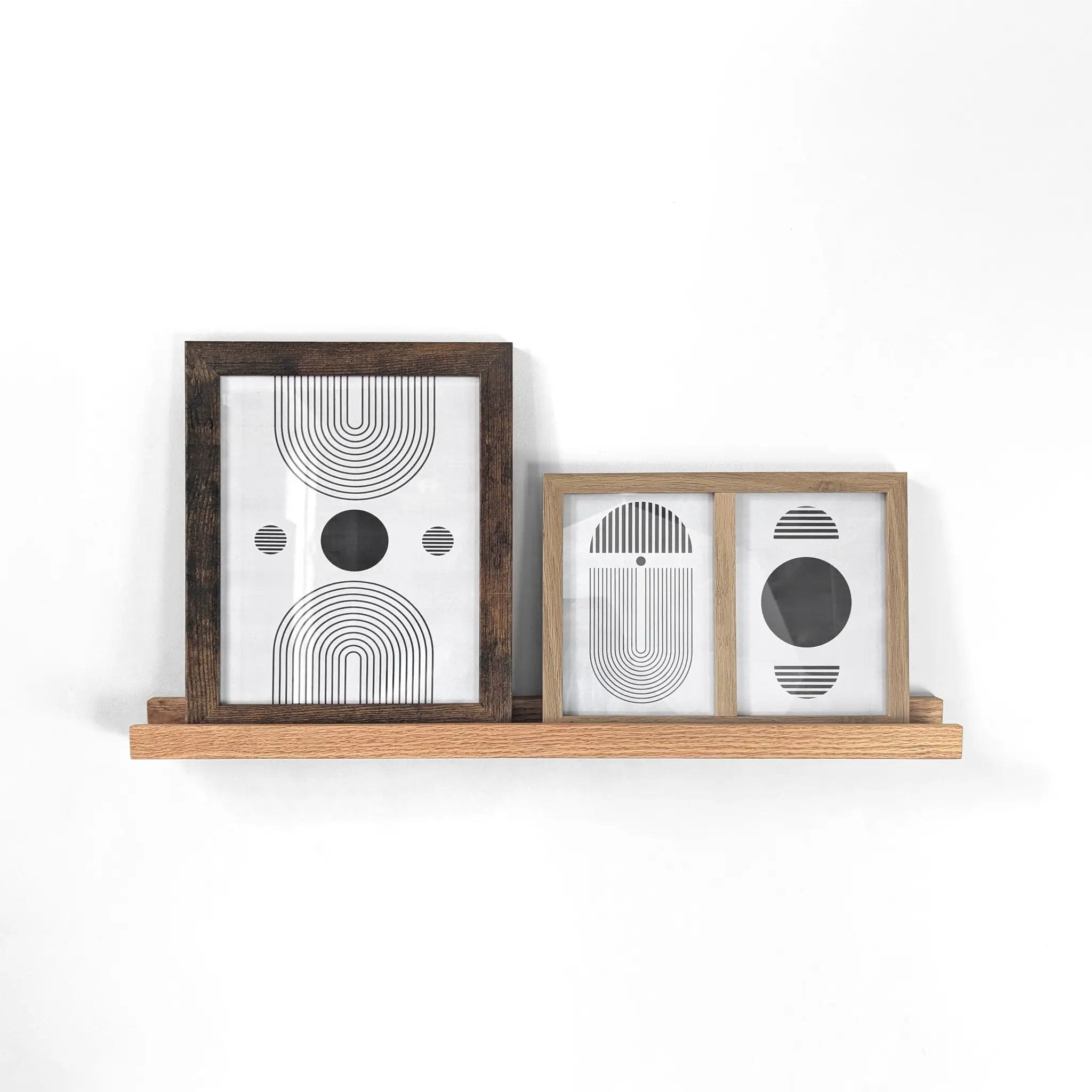 Picture Ledge Display Shelf by NookWoodworking