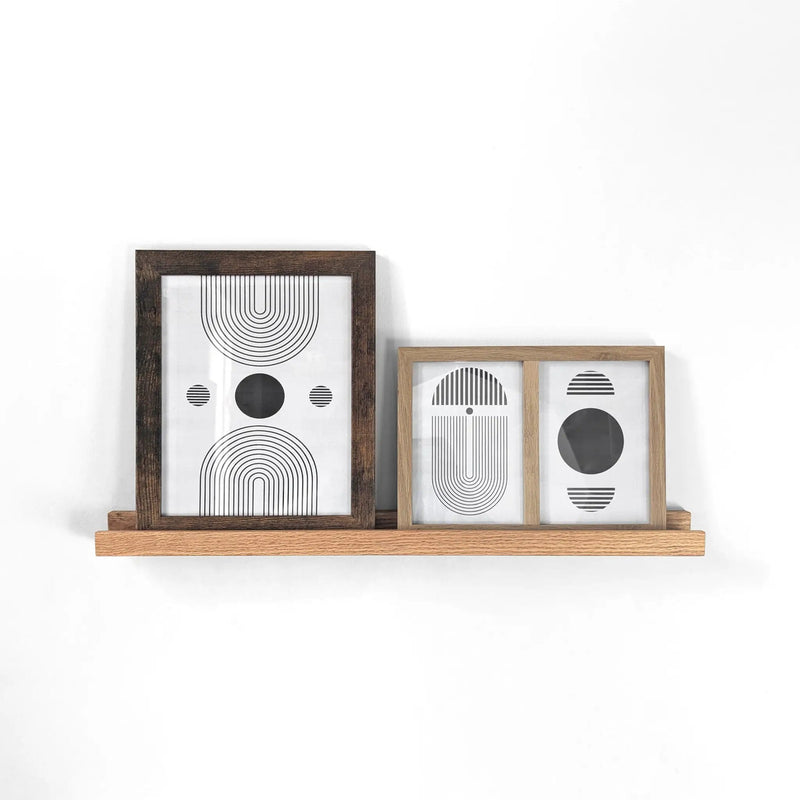 Picture Ledge Display Shelf by NookWoodworking
