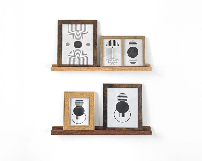 Picture Ledge Display Shelf by NookWoodworking