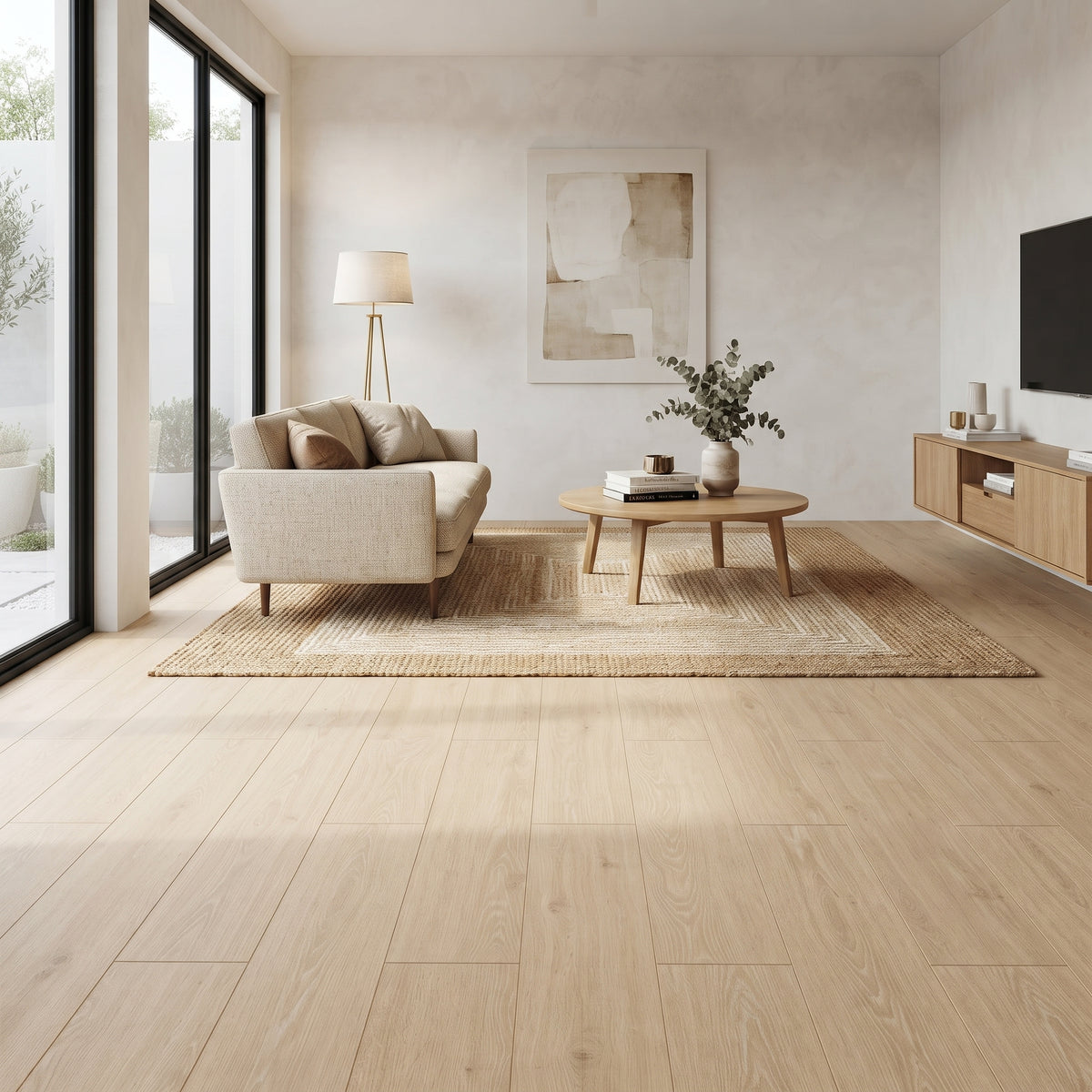 Placero Oak Matte Wood Look Porcelain Tiles 10x60-NPLAOAK10X60