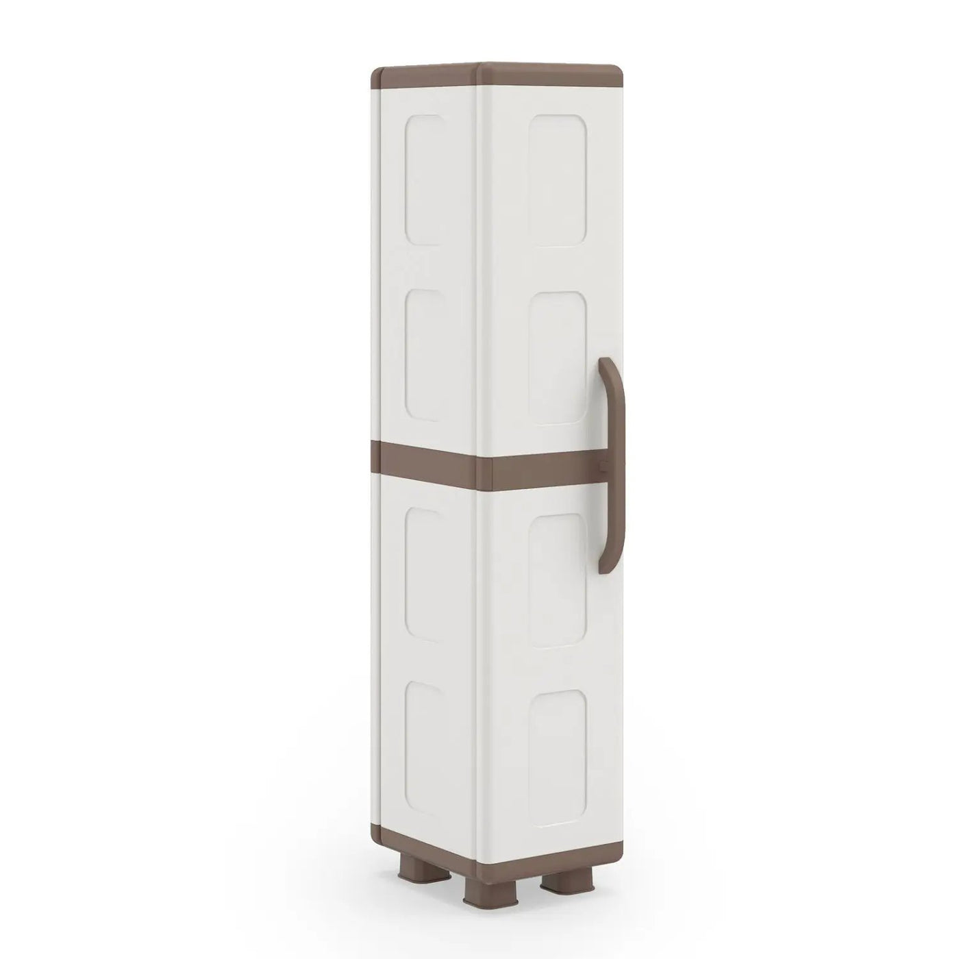 Plastic Kitchen Pantry with 4 Adjustable Shelves and Single Door for Living Room and Kitchen by DirectDeals