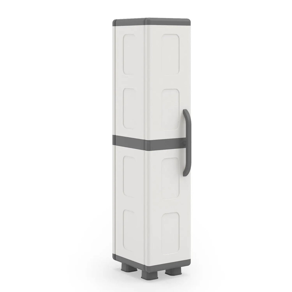 Plastic Kitchen Pantry with 4 Adjustable Shelves and Single Door for Living Room and Kitchen by DirectDeals