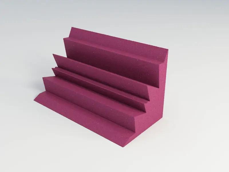 Acoustic Foam Corner Bass Traps, 12 x 12 x 24 Inch, NRC 1.20, 13 Colors by SoundAssured