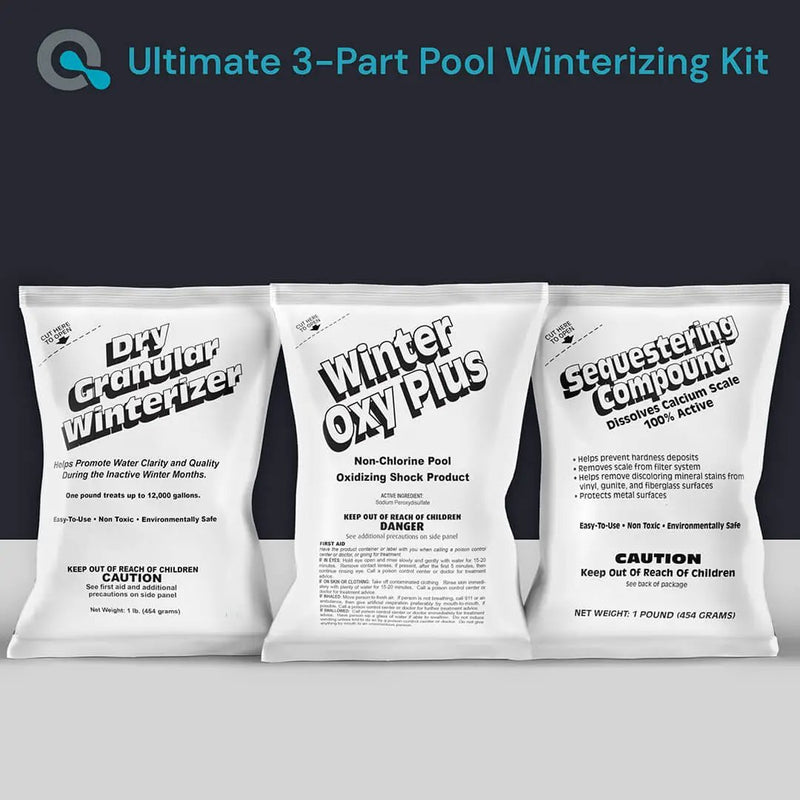 Pool Winterizing Kit - 3-Part Pool Closing Kit by AquaDoc