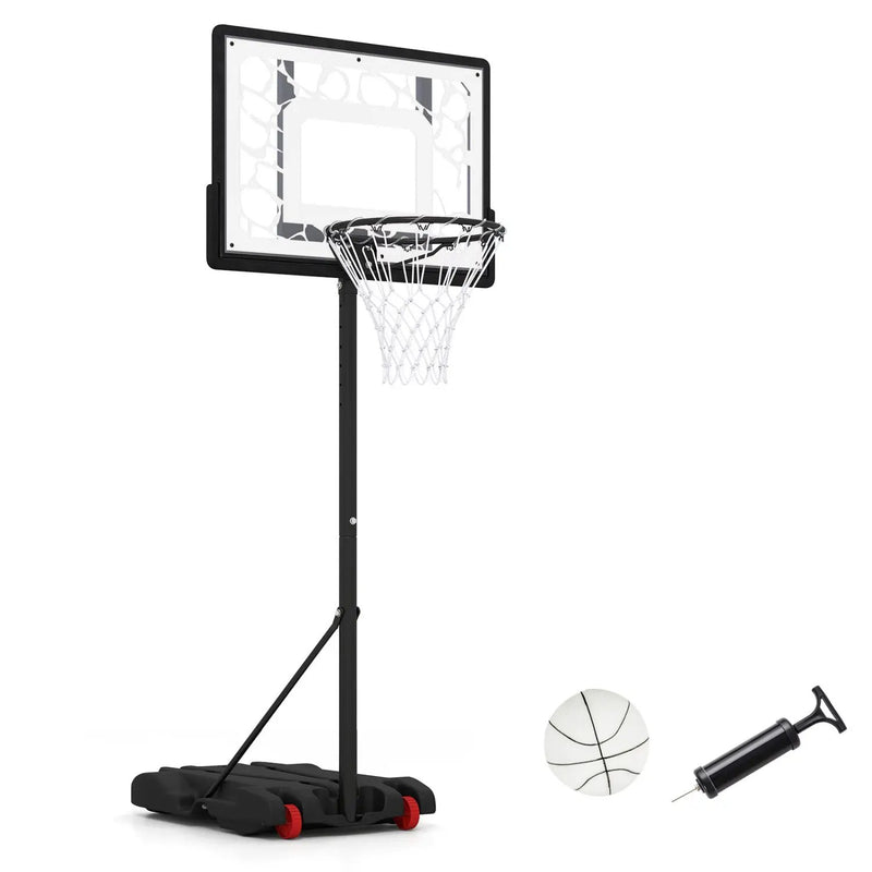 Adjustable Pool Basketball Hoop with LED Lights by DirectDeals