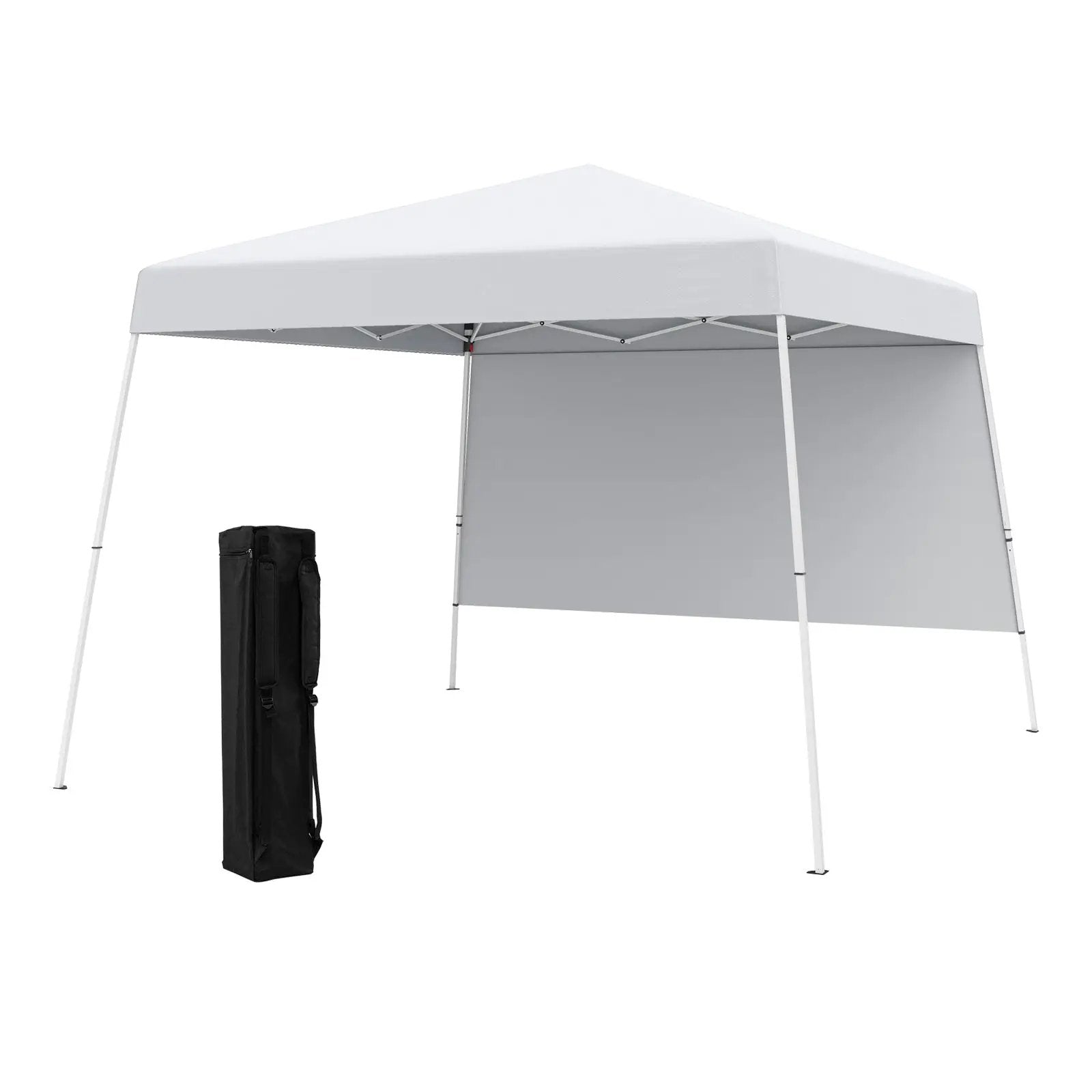 8 X 8 Feet Pop up Canopy Tent with 1 Sidewall and Portable Backpack by DirectDeals