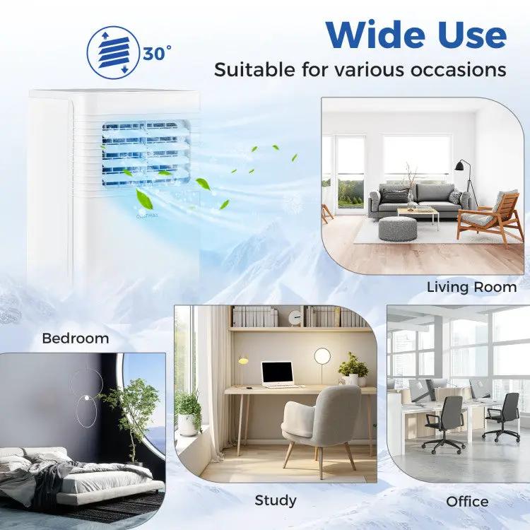 8000 BTU Portable Air Conditioner 3 in 1 AC Unit with Fan and Dehumidifier by DirectDeals