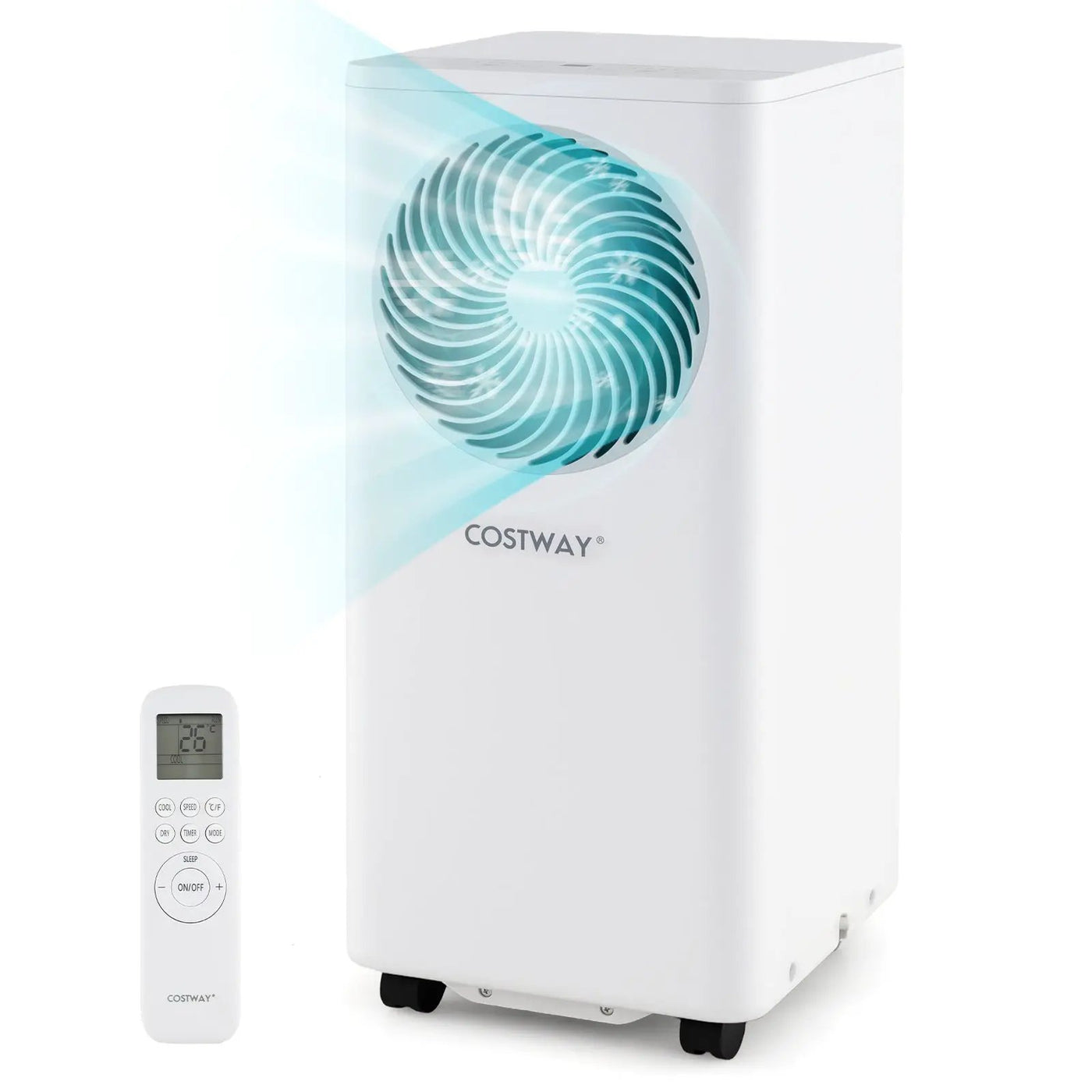 8200/10000 BTU Portable Air Conditioner 3-in-1 Stand up AC Unit with Dehumidifier by DirectDeals