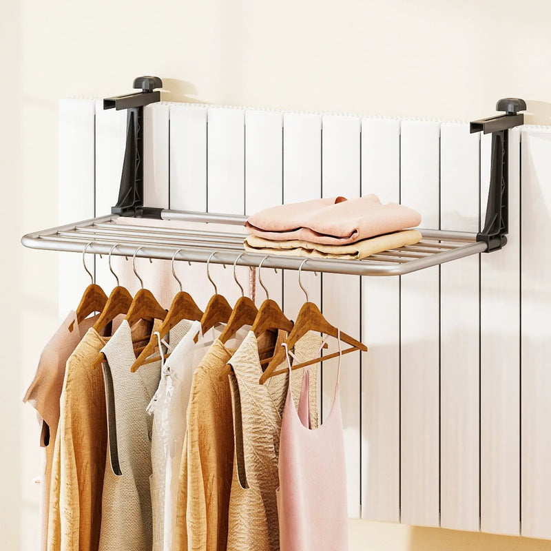 Portable Aluminum Clothes and Towel Drying Rack by DirectDeals