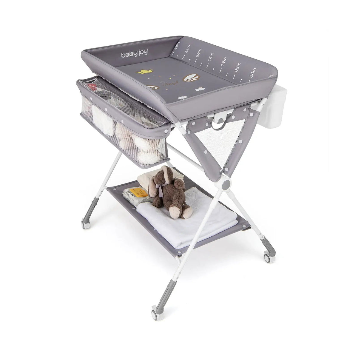 Portable Baby Changing Table with 3-Level Adjustable Height by DirectDeals