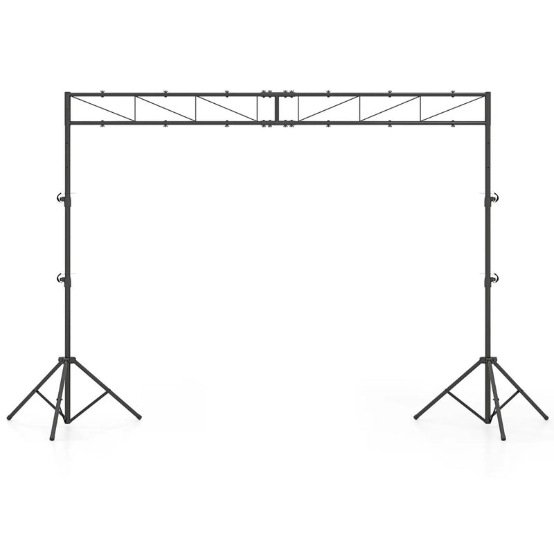 Portable Lighting Truss System Height Adjustable DJ Light Stand with 2 Folding Tripods by DirectDeals