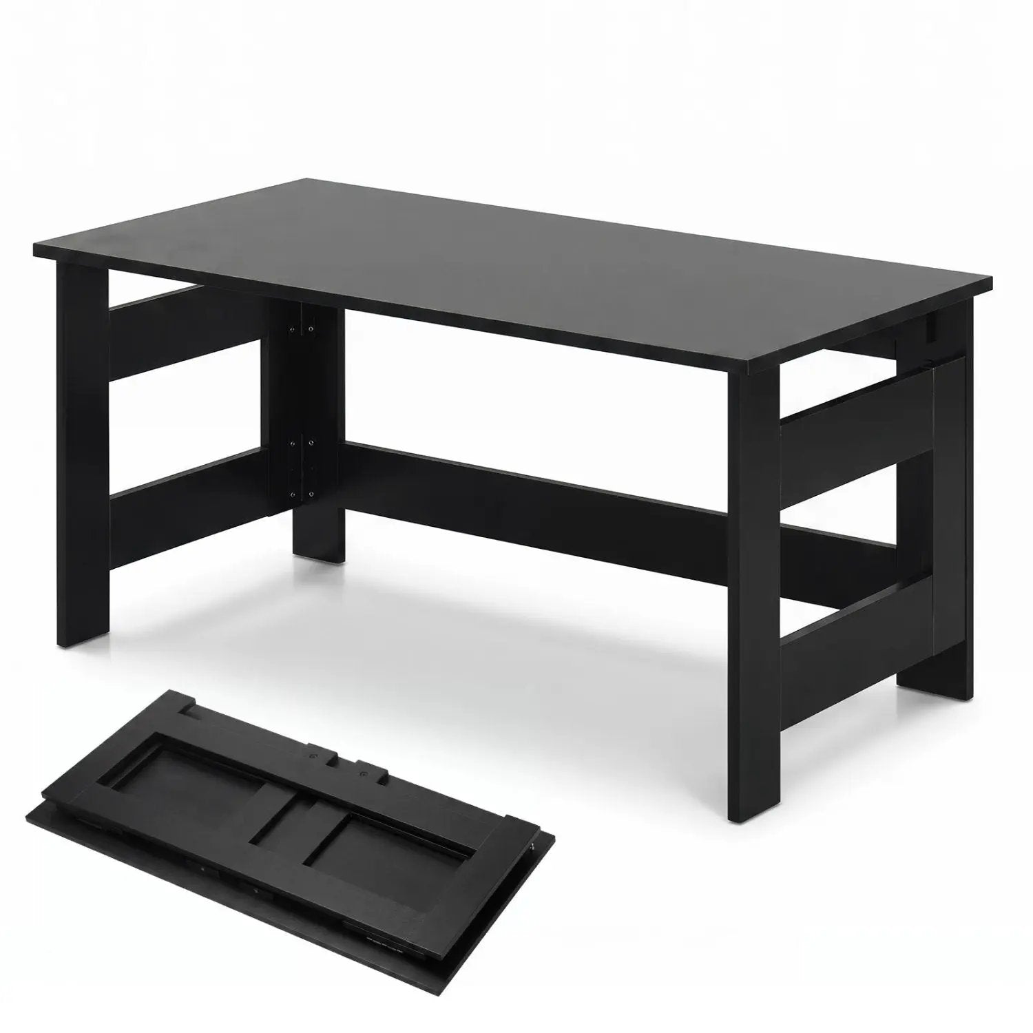 Folding Coffee Table with Collapsible Legs - 31.5" x 16" by DirectDeals