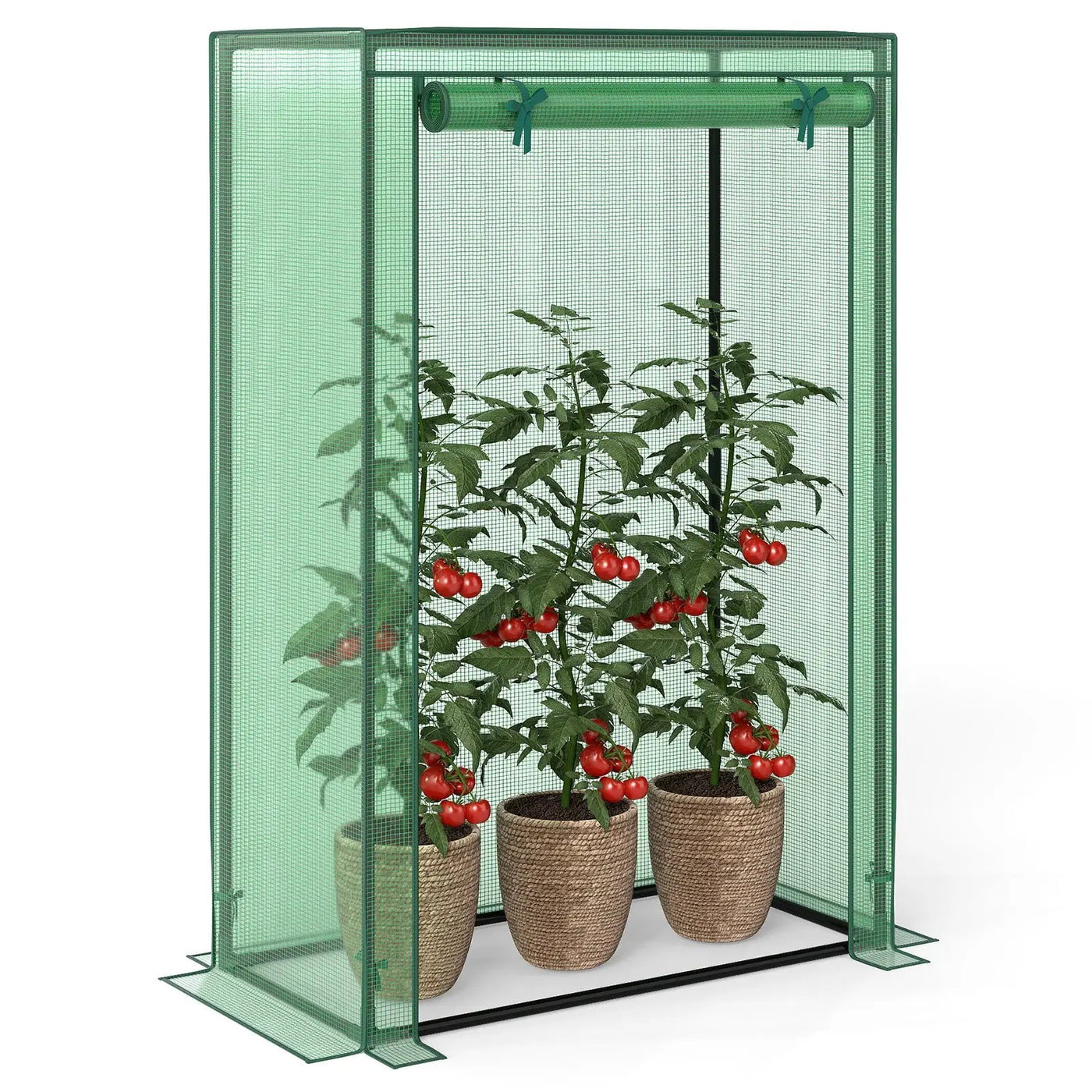 Portable Mini Greenhouse with Roll-Up Zippered Door by DirectDeals