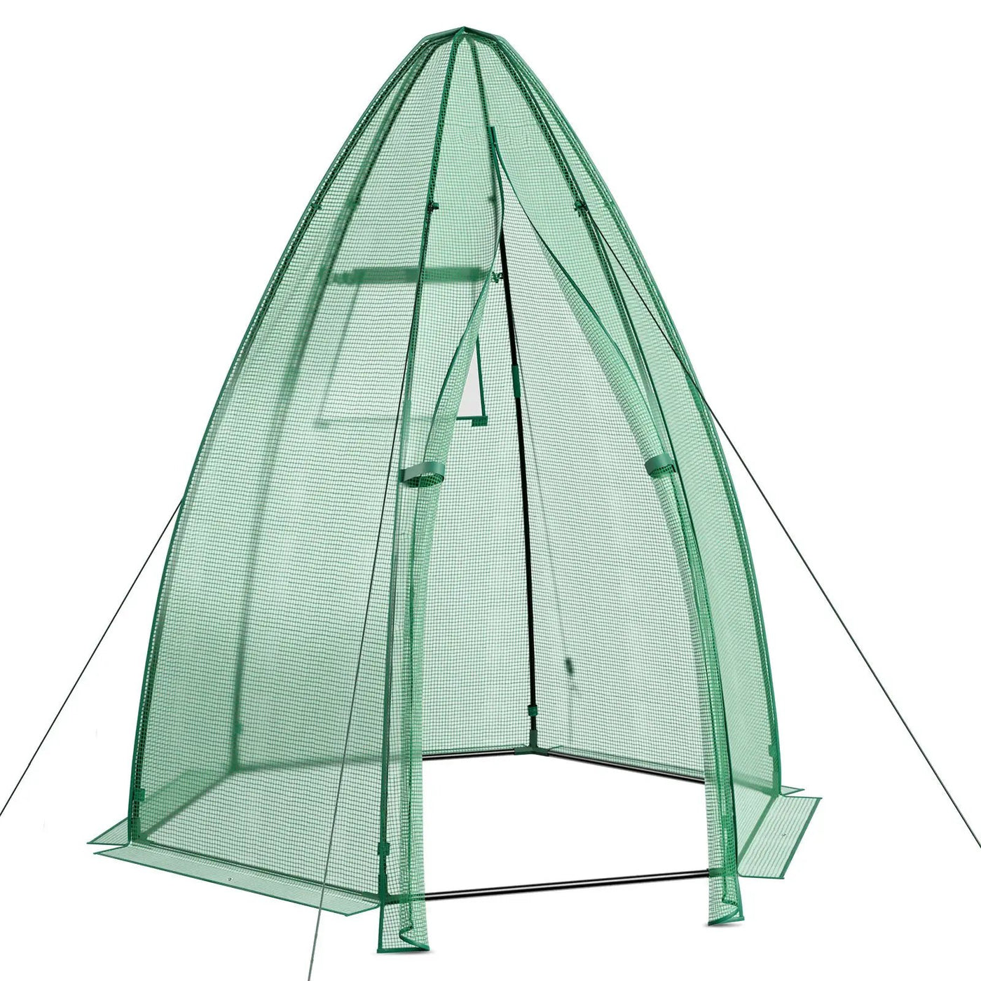 5.5 x 5.5 x 6 Feet Portable Mini Greenhouse with All-Weather PE Cover by DirectDeals