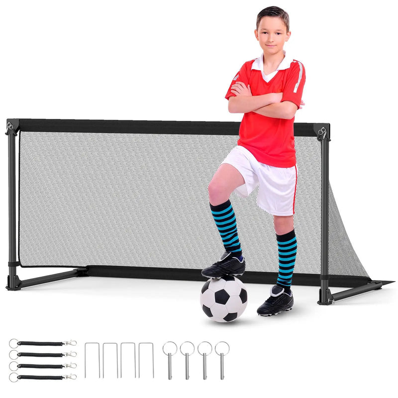 Portable POP Up Toddler Soccer Net with Metal Frame by DirectDeals