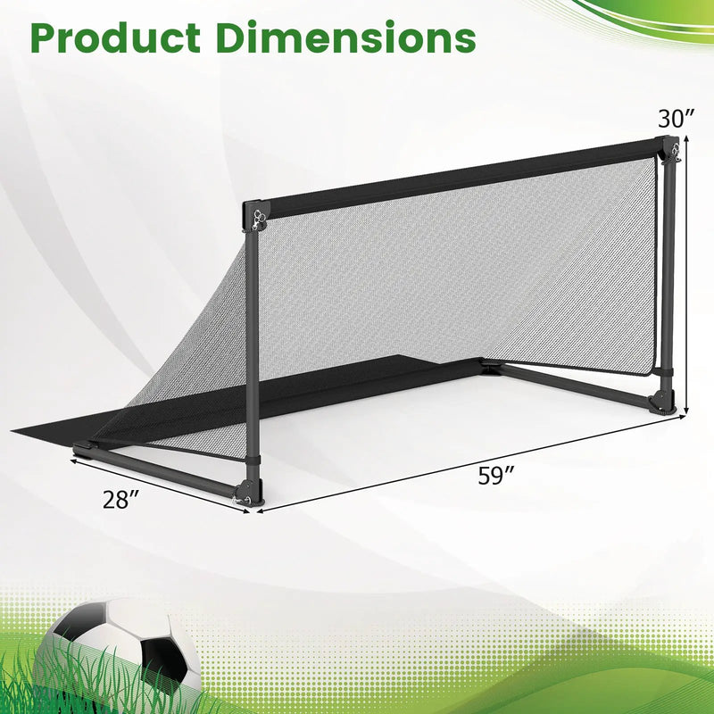Portable POP Up Toddler Soccer Net with Metal Frame by DirectDeals
