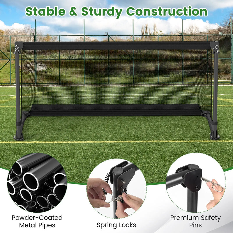 Portable POP Up Toddler Soccer Net with Metal Frame by DirectDeals
