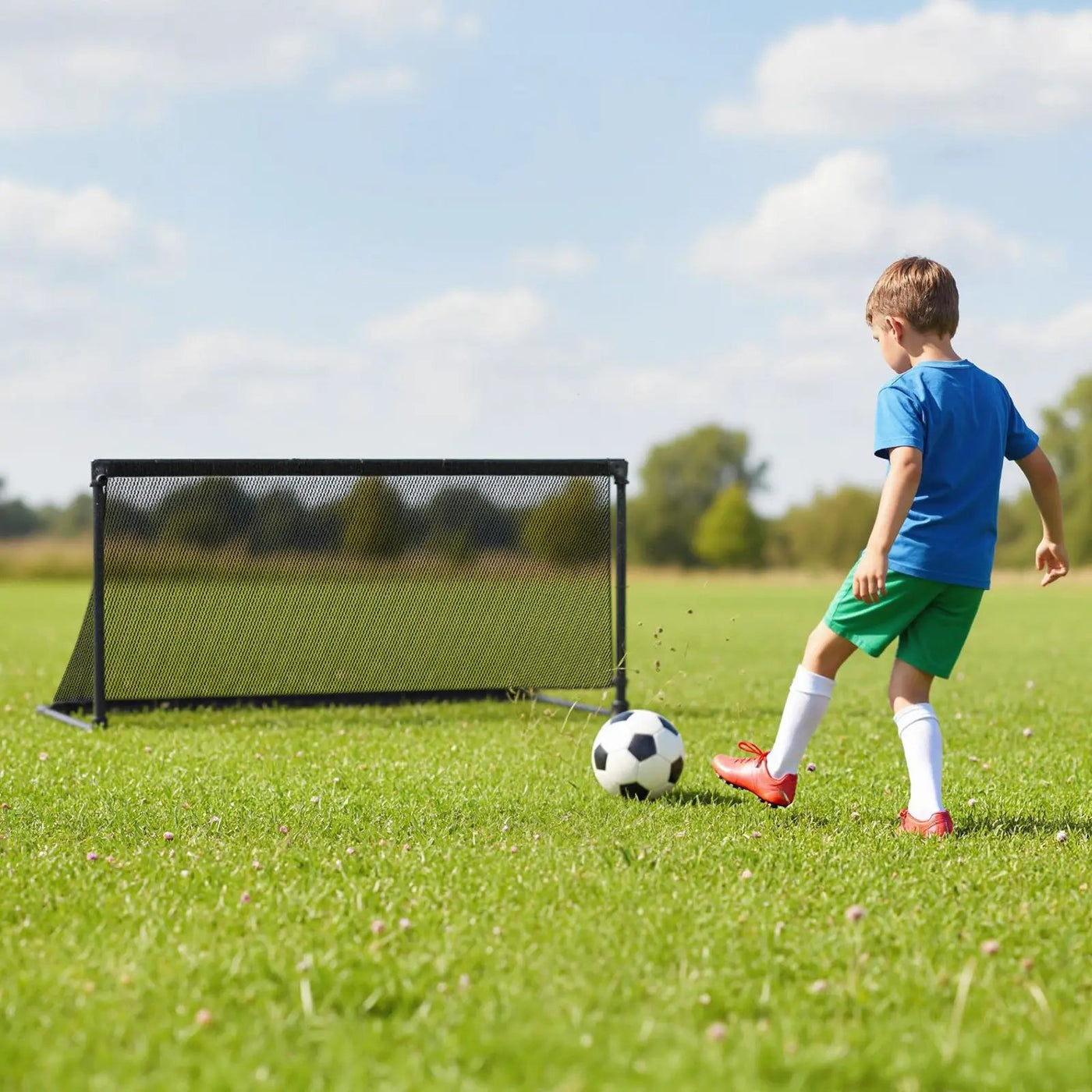 Portable POP Up Toddler Soccer Net with Metal Frame by DirectDeals