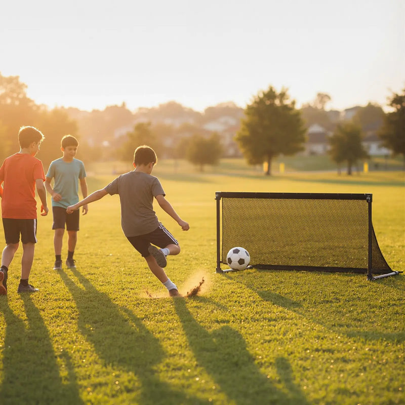 Portable POP Up Toddler Soccer Net with Metal Frame by DirectDeals