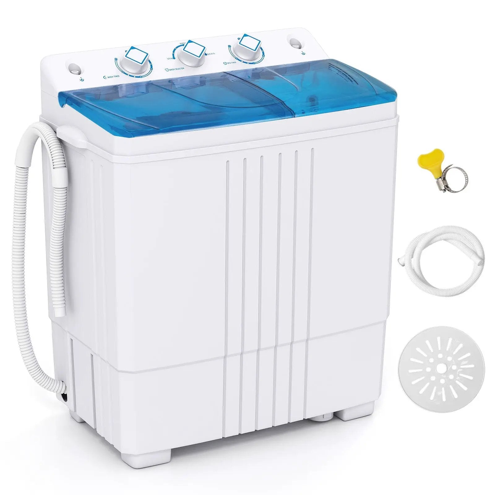 Portable Washing Machine with Built-in Drain Pump by DirectDeals