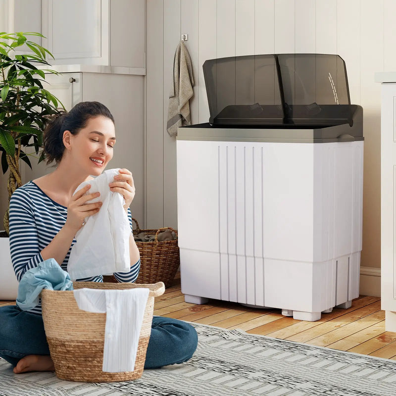 Portable Washing Machine with Built-in Drain Pump by DirectDeals