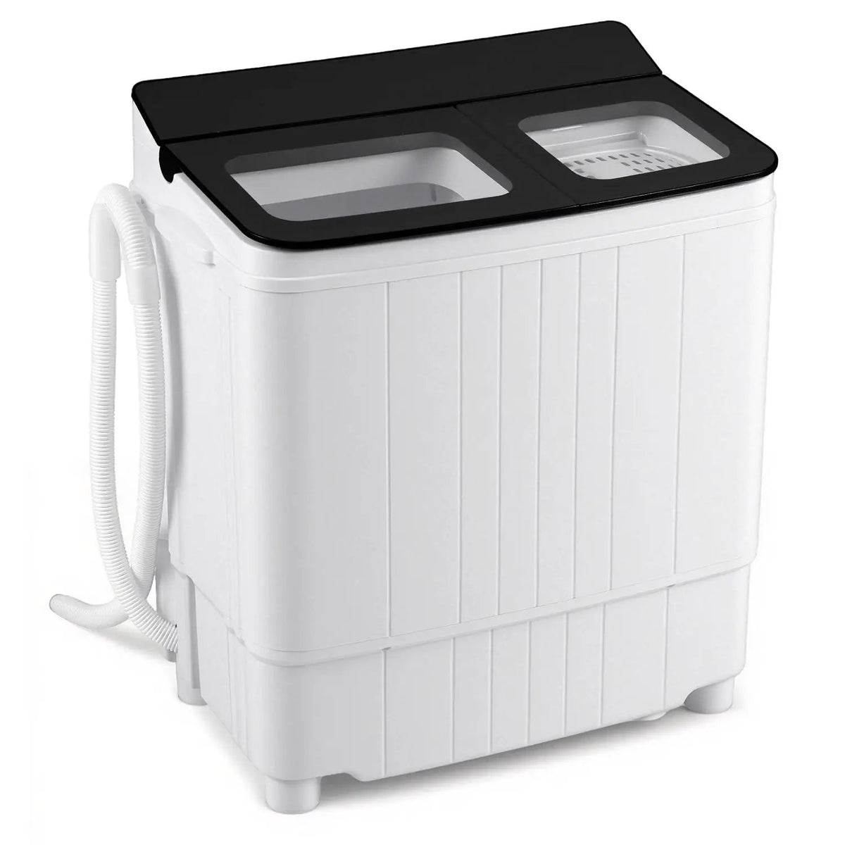 Portable Washing Machine 18 lbs Mini Laundry Machine with 11 LBS Washer by DirectDeals