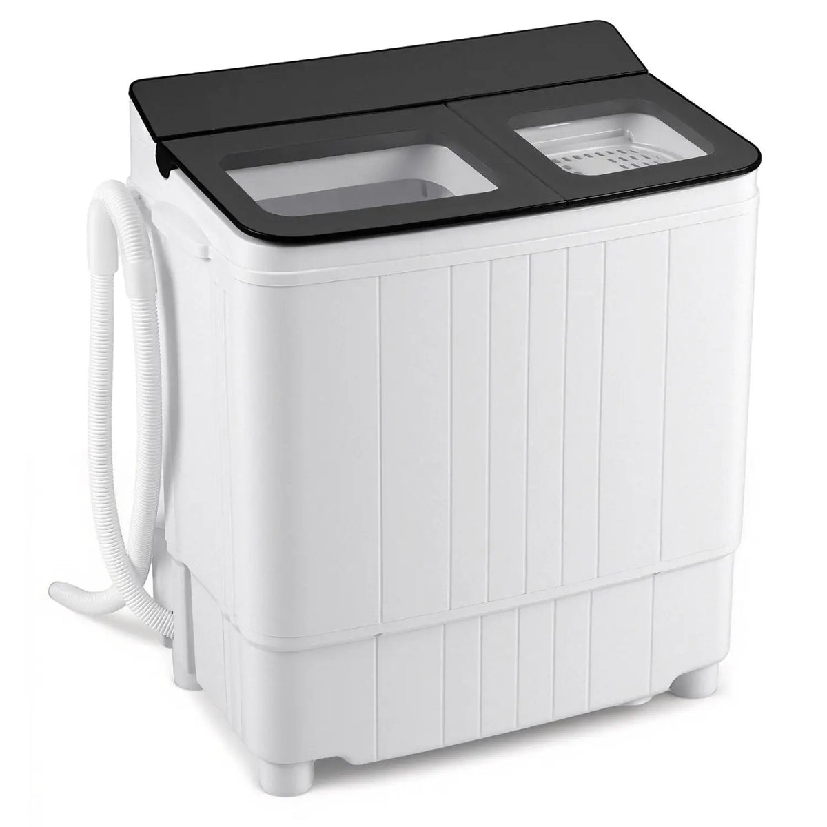 Portable Washing Machine 18 lbs Mini Laundry Machine with 11 LBS Washer by DirectDeals