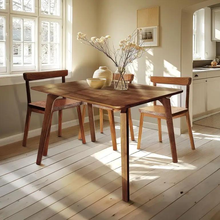 Verve 48 inches Solid Wood Dining Table by Megsu