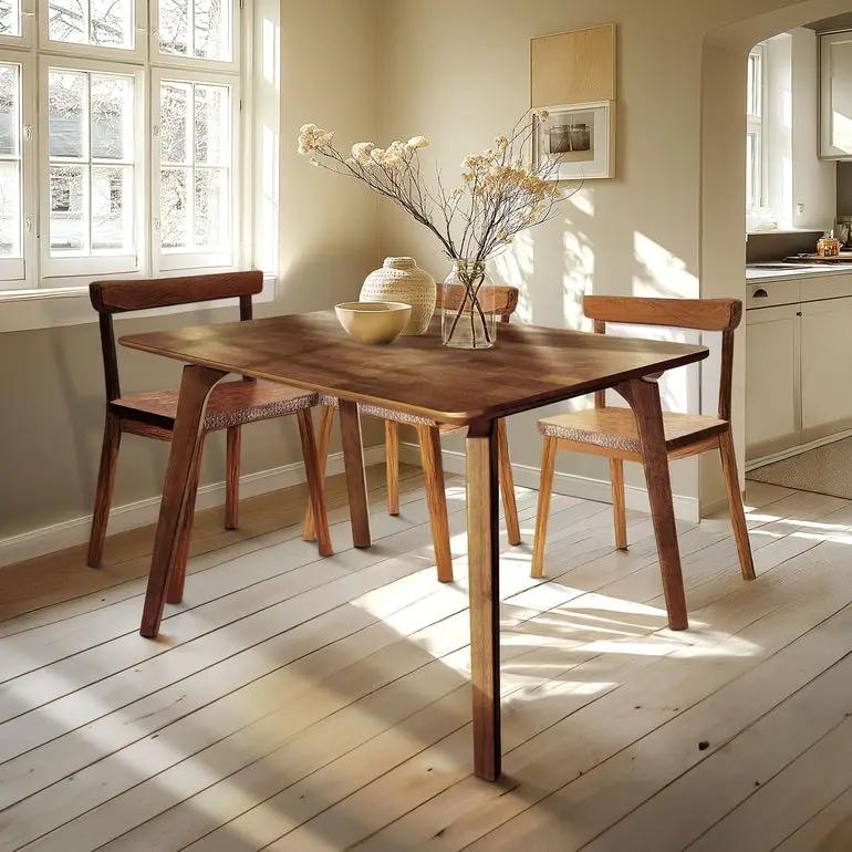 Verve 48 inches Solid Wood Dining Table by Megsu