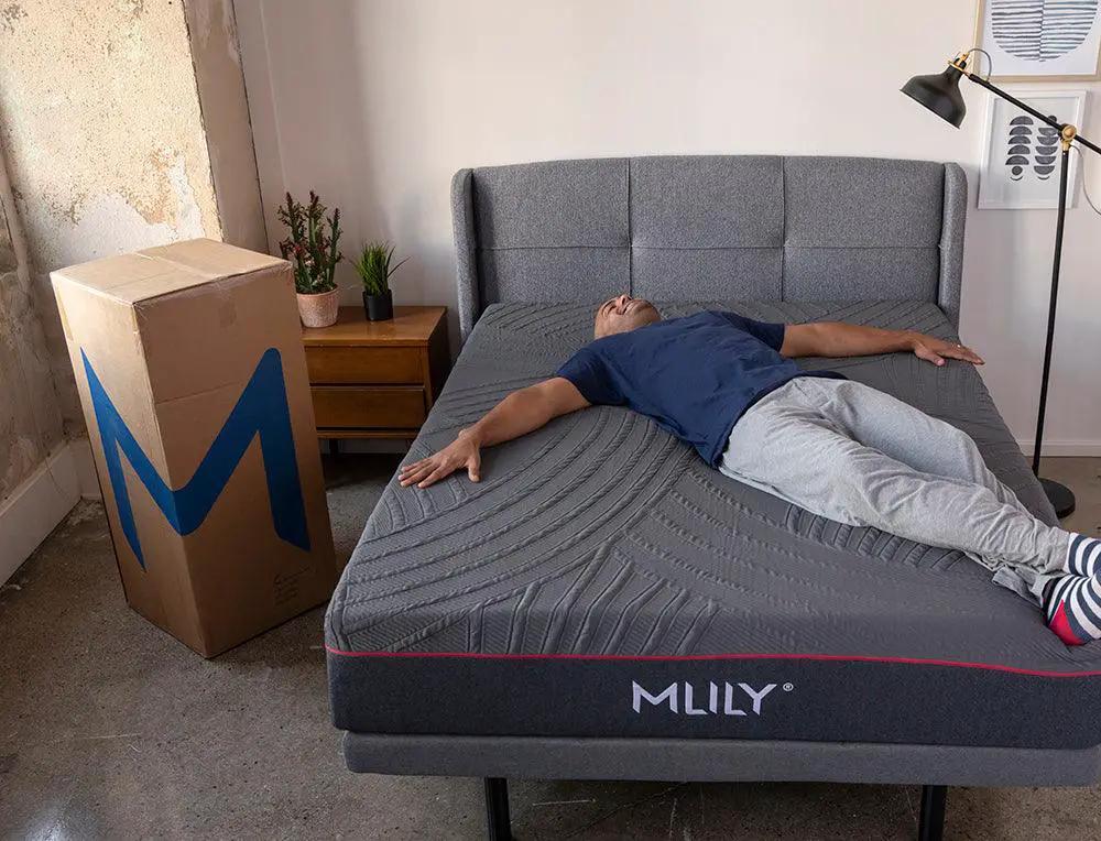 Ensemble matelas/sommier Power Cool par MLILY - Moelleux ferme