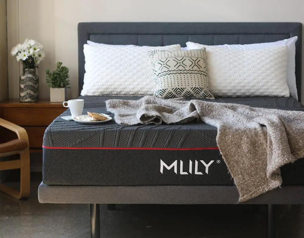 Ensemble matelas/sommier Power Cool par MLILY - Moelleux ferme