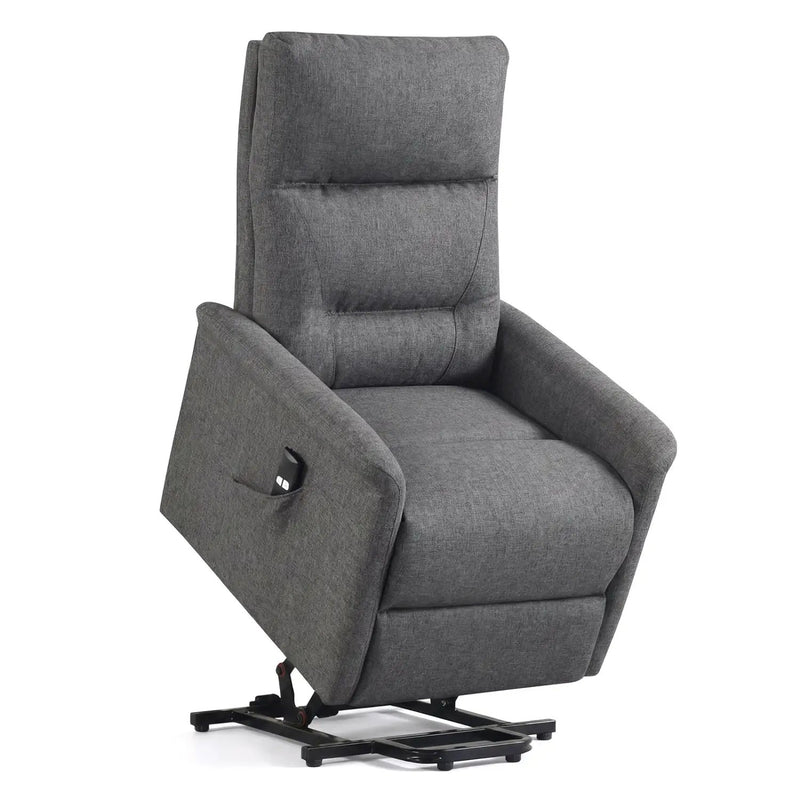 Power Lift Recliner Chair for Elderly with Remote Control and Side Storage Pocket by DirectDeals