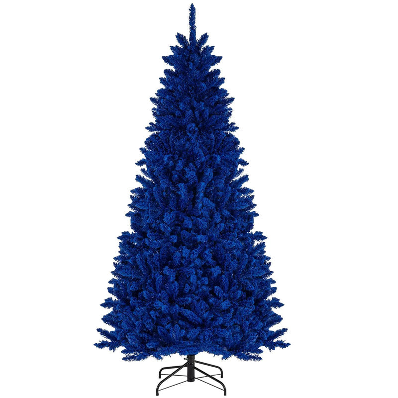 Pre-Lit Artificial Christmas Tree with 340 Blue LED Lights and 3 Modes-7 ft by DirectDeals