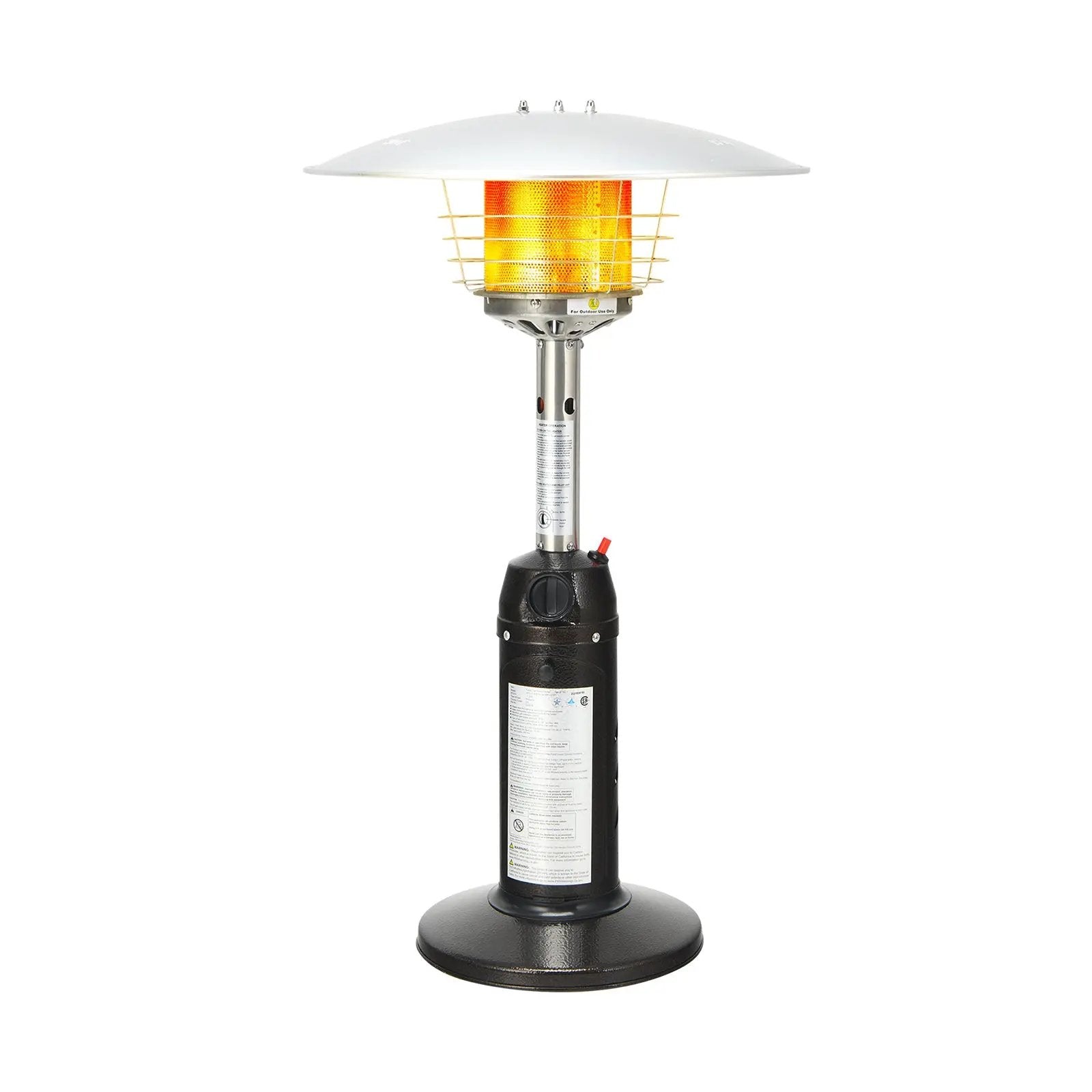 11 000 BTU Portable Tabletop Propane Patio Standing Heater by DirectDeals