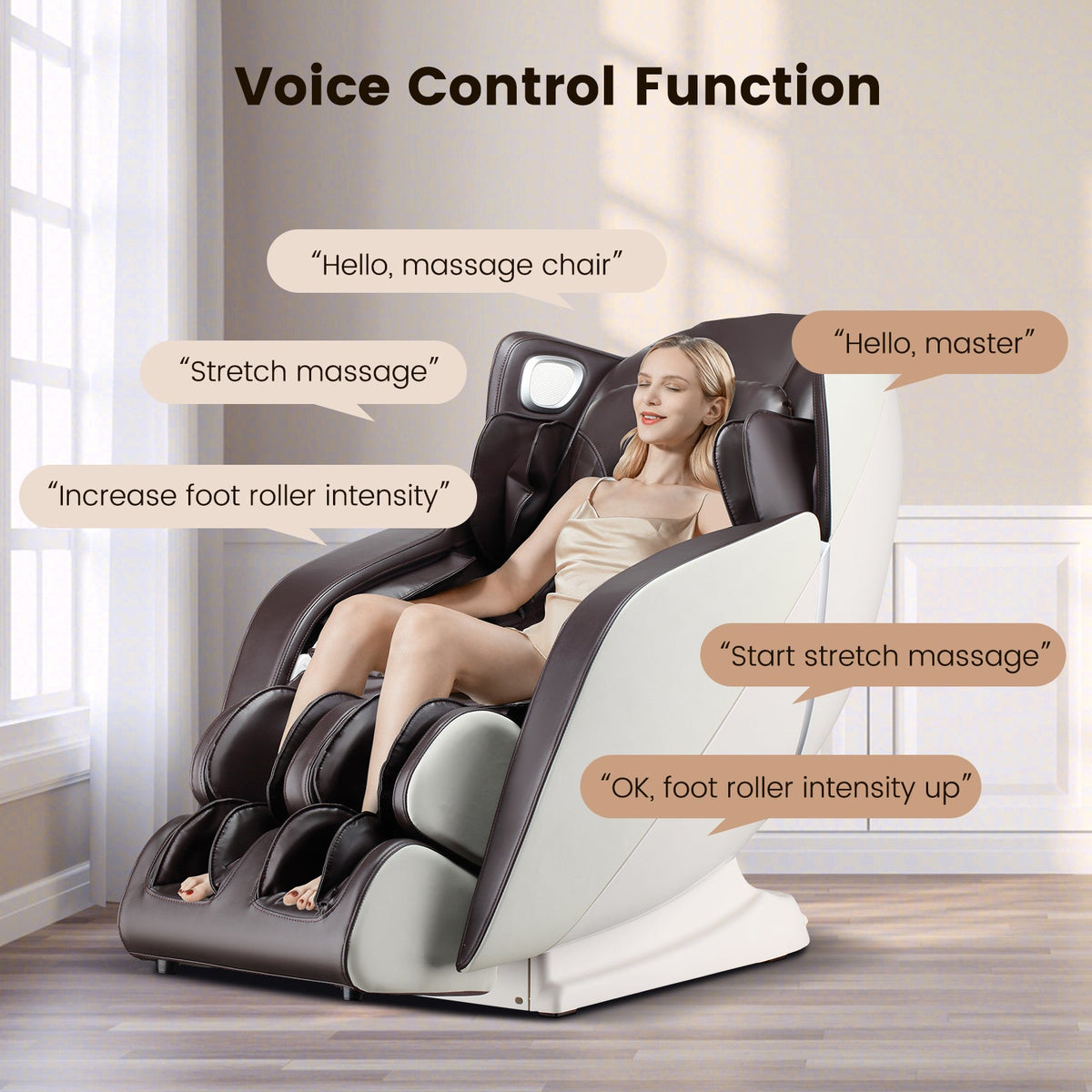 Provox 27-Comfort Full Body Massage Chair with SL Track Airbags Heating