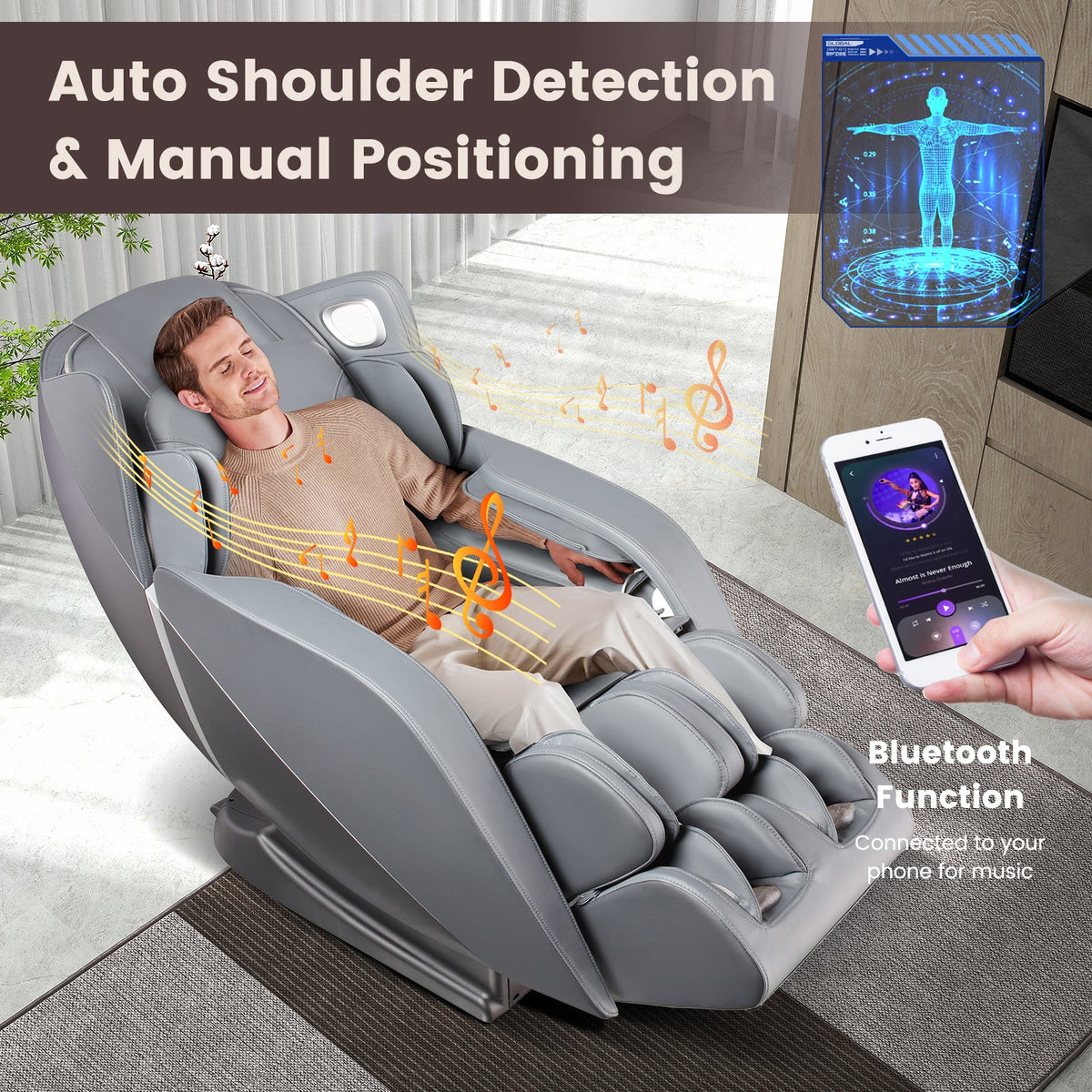 Provox 27-Comfort Full Body Massage Chair with SL Track Airbags Heating, photo 22 of 26
