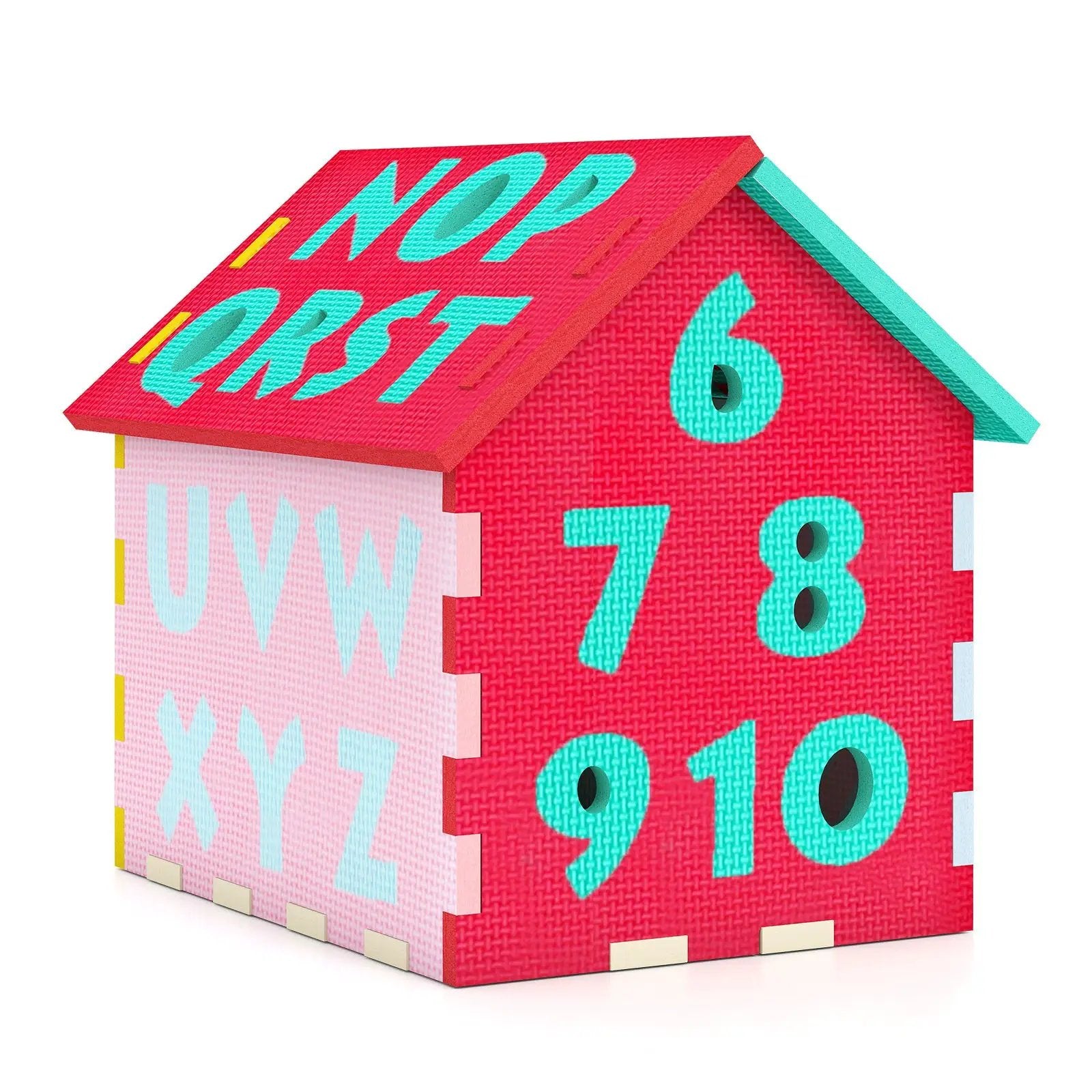 Puzzle Floor Mats with Interlocking Alphabet and Number for Kids by DirectDeals