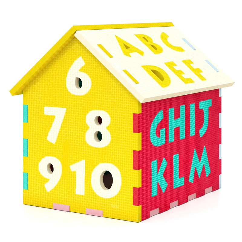 Puzzle Floor Mats with Interlocking Alphabet and Number for Kids by DirectDeals