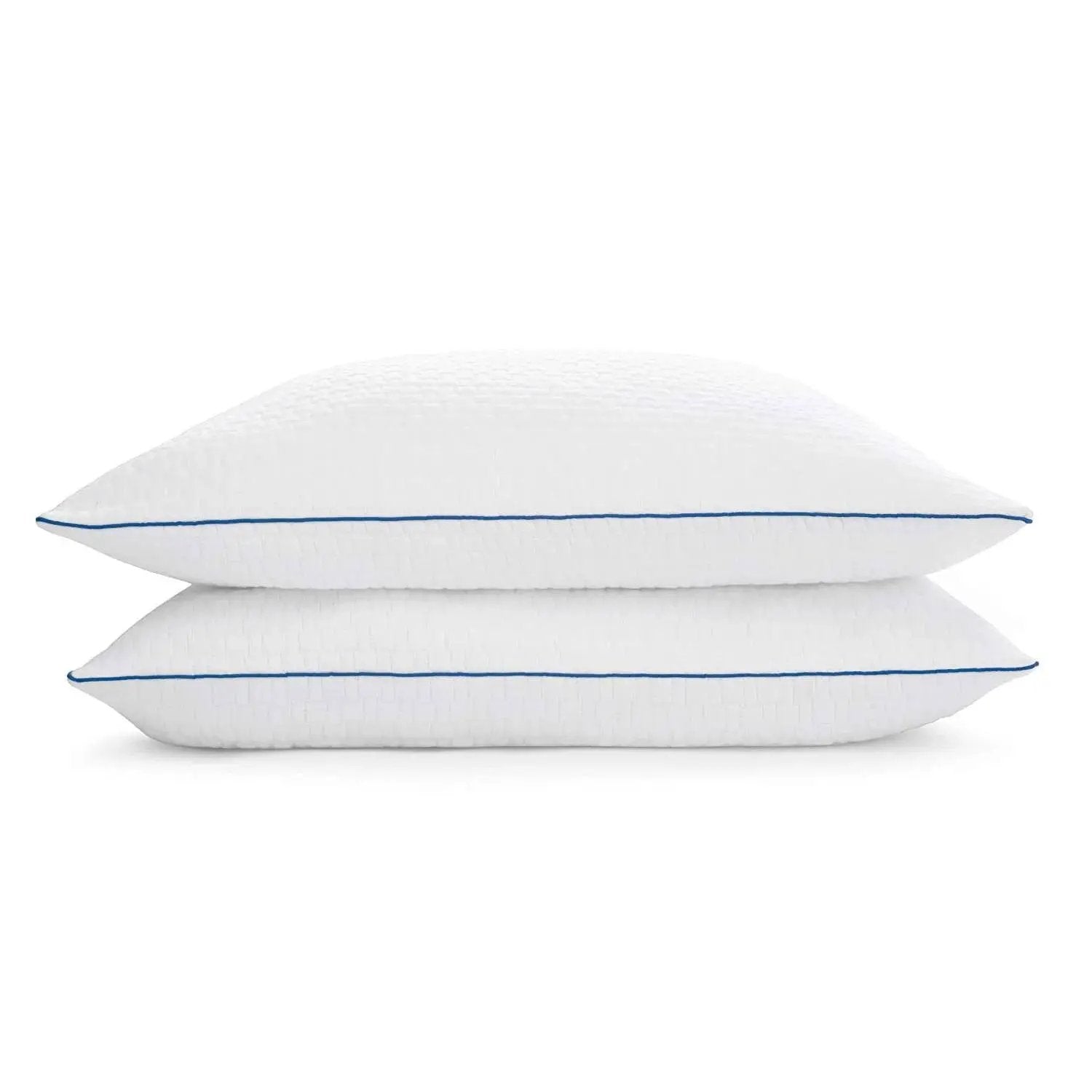 Set of 2 Queen size Memory Foam Pillow with Removable Machine Washable Cover by HomePacific