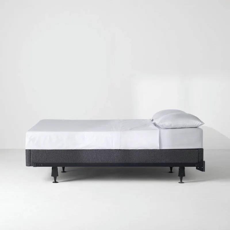 Queen size Steel Metal Bed Frame with Bolt-on Headboard Brackets by HomePacific