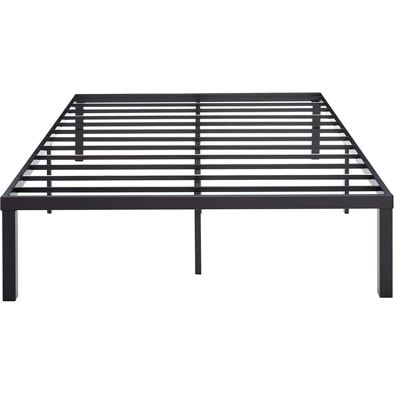 Queen size Modern 16-inch Heavy Steel Metal Platform Bed Frame by HomePacific