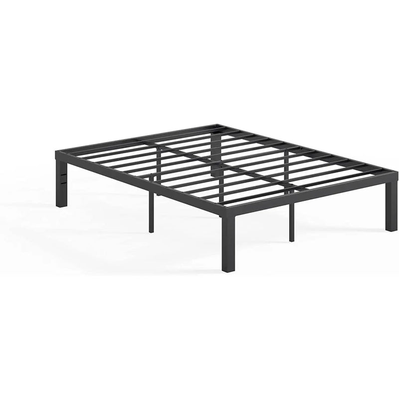 Queen size Modern 16-inch Heavy Steel Metal Platform Bed Frame by HomePacific
