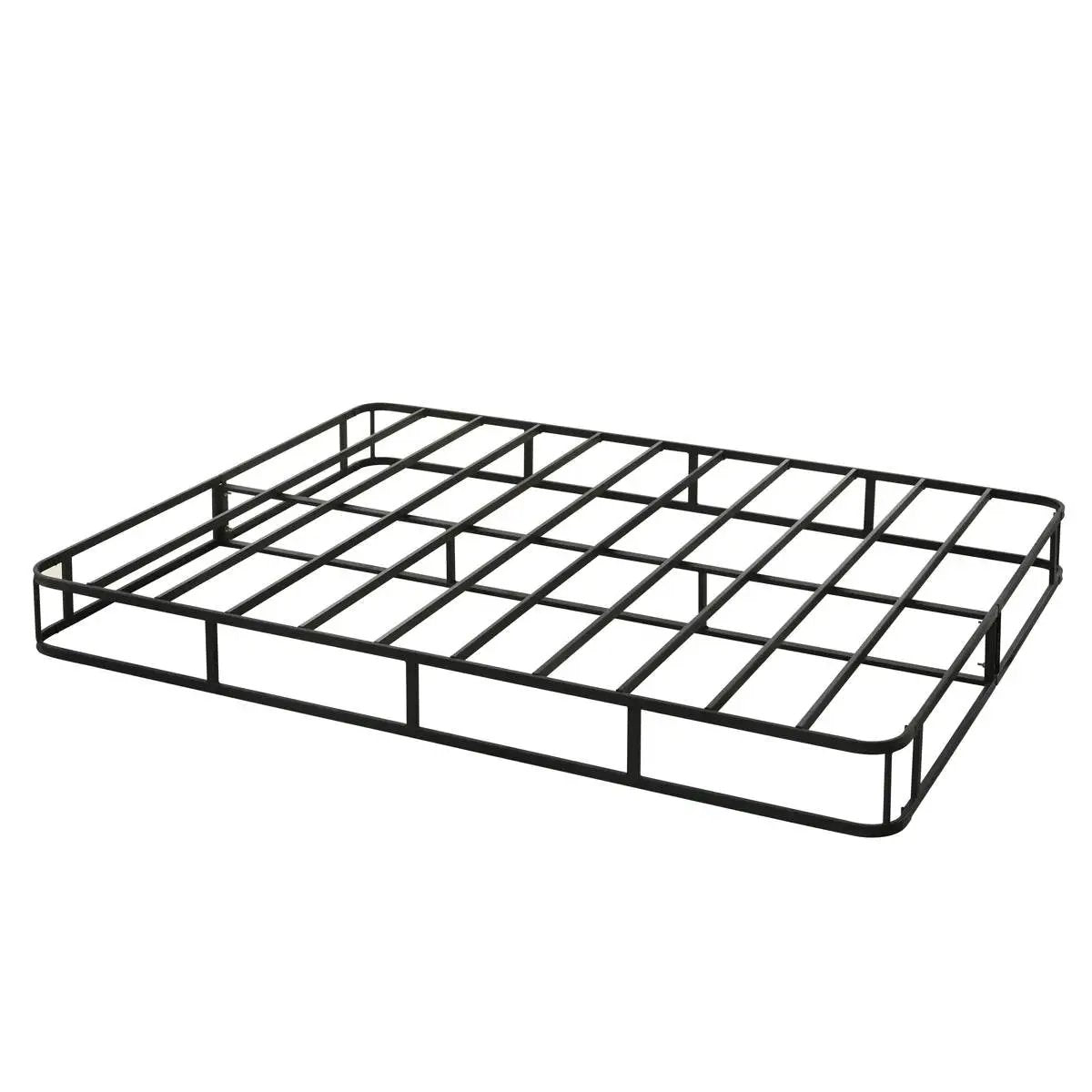 Queen size 8-inch Metal Frame Box-Spring Mattress Foundation with Cover by HomePacific