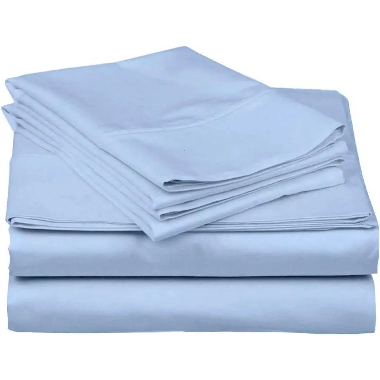 Queen Blue 100-Percent Egyptian Cotton 1000 Thread Count 4-Piece Sheet Set by HomePacific